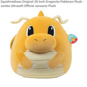 Squishmallows Dragonite Pokémon 20" Extra Large Yellow